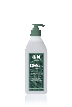 Handsprit Liv Des Gel 85 Pump 600ml